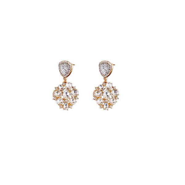 Shaped Earrings - Golden image