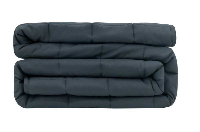 Weighted Blanket Premium Material 100% Cotton 7Kg W122xL183 cm-DarkGrey