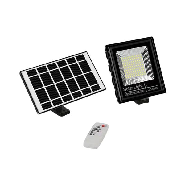50W Waterproof Solar Flood Light with Remote