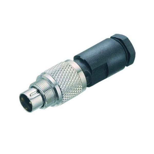 99-0425-00-08 - M9 8-Pin Male Cable Connector, Screw Lock, IP67
