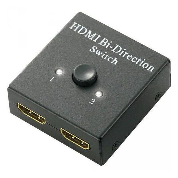 Black-HDMI switch - Bi-Direction Manual Switch