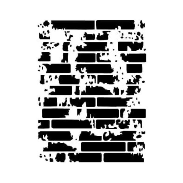 Cadence Stencil Brick Wall - A4 size