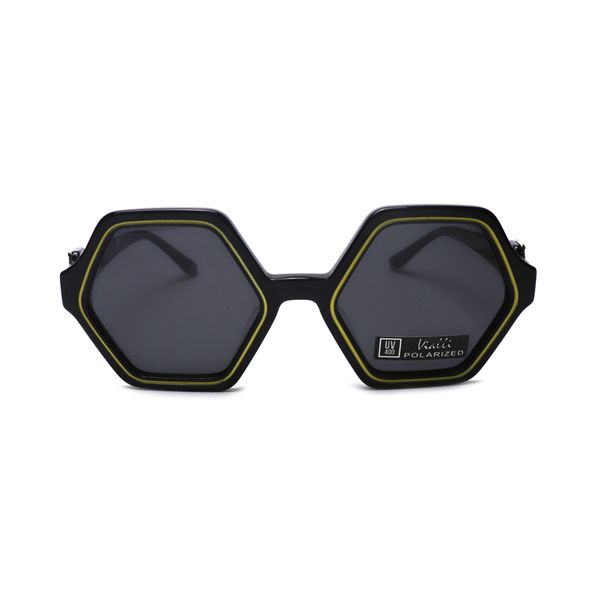 Vialli Hex Primo Sunglasses in Tac/Black - Large