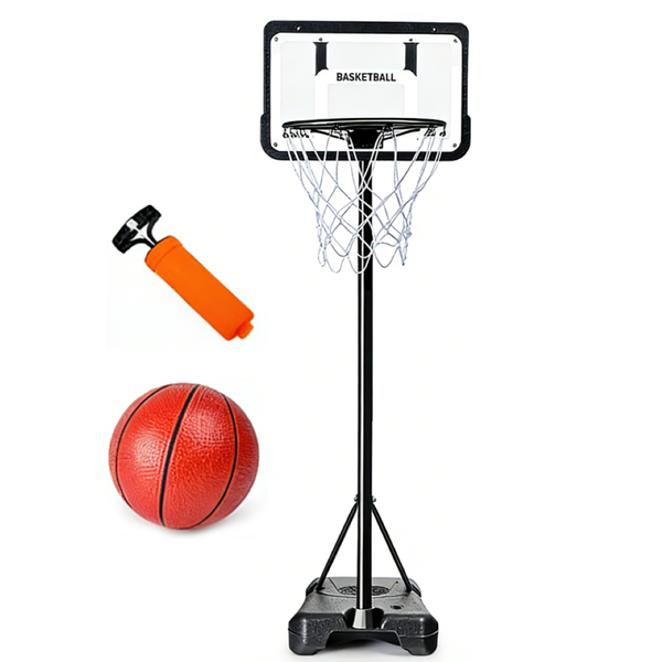 Basketball Hoop With Adjustable Stand 1.3-2.7m With Basketball And Air Pump