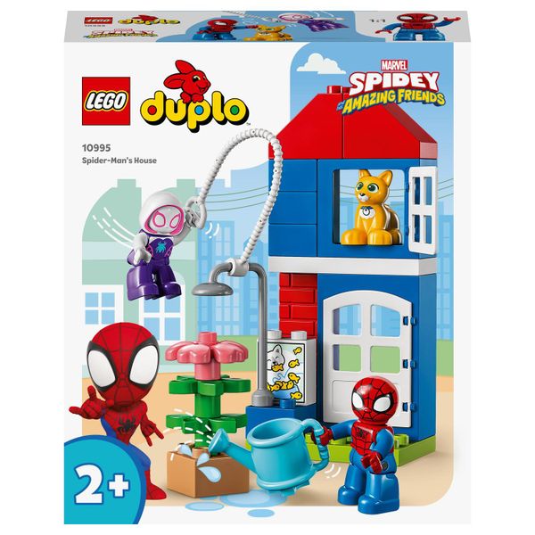 LEGO® DUPLO® Marvel Spider-Man’s House 10995 Building Toy Set; Educational Toys for Toddlers (25 Pieces)