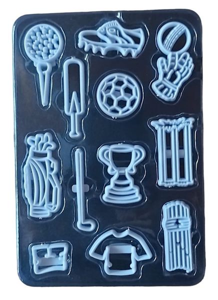 Sport Fondant Cutter set