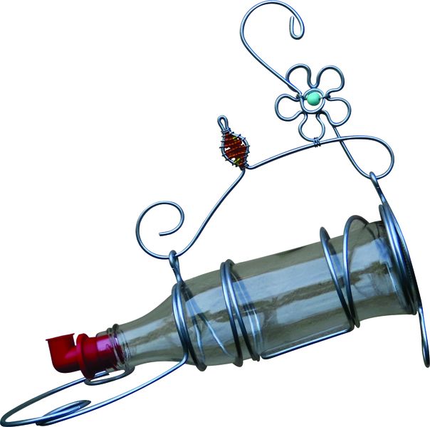 Elaine's Birding Wild Garden Bird Nectar Feeder Large (750ml) - Flower