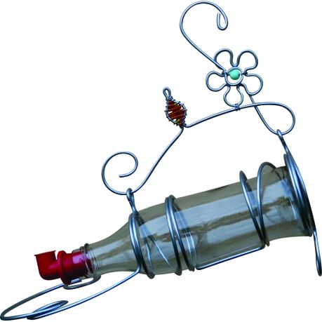 Elaine's Birding Wild Garden Bird Nectar Feeder Large (750ml) - Flower Image