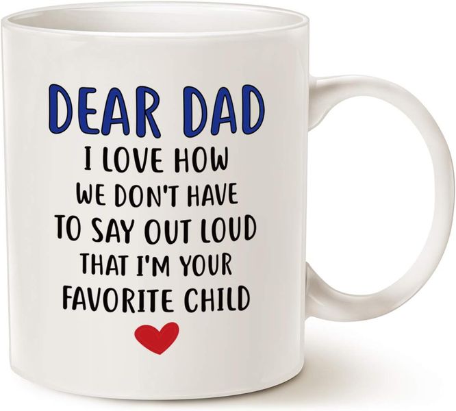 Dear Dad-Father's day-Valentines-Mother's day-Christmas Mug