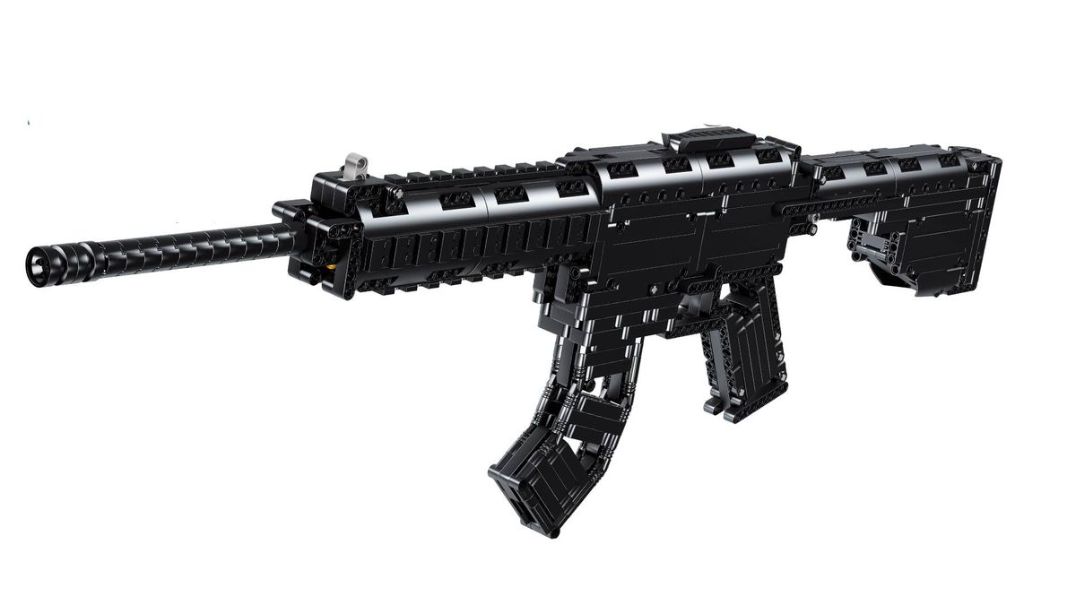 Qizhile M416 Assault Rifle Building Blocks - 830 Pieces | Shop Today ...