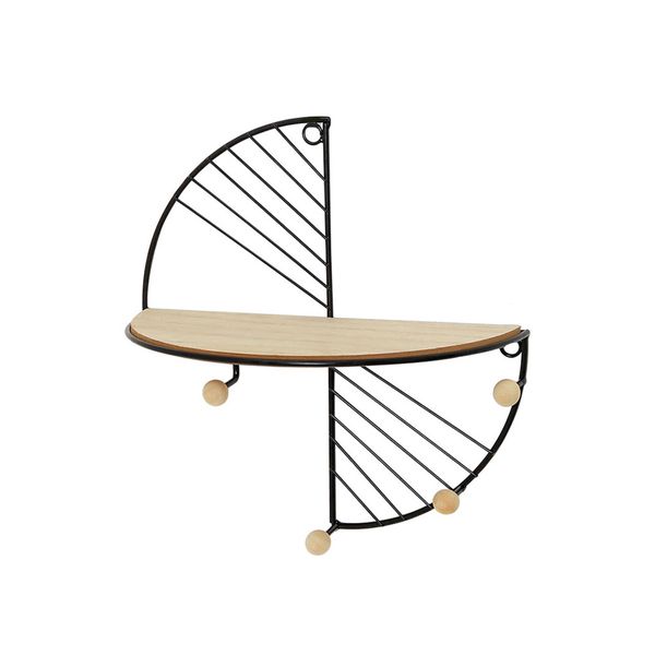 Creative Fan Shaped Metope Hanging Rack Home Decoration Display Rack