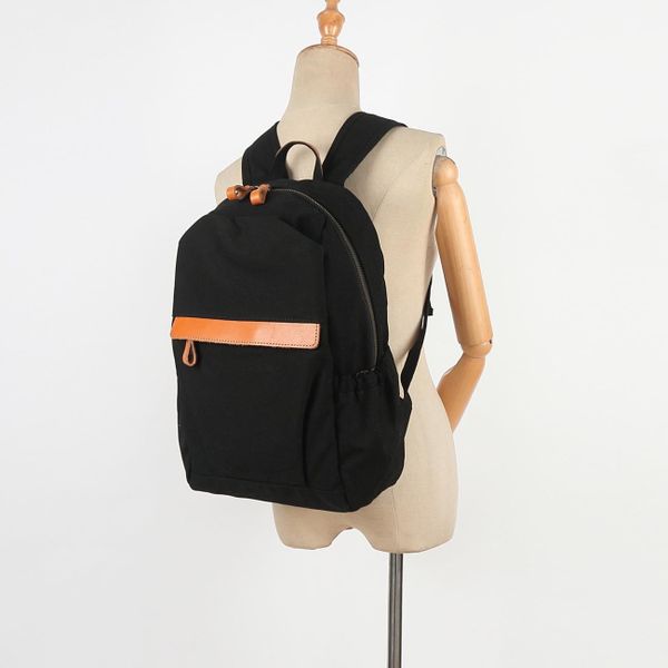 Vivace Canvas and Leather Laptop Backpack