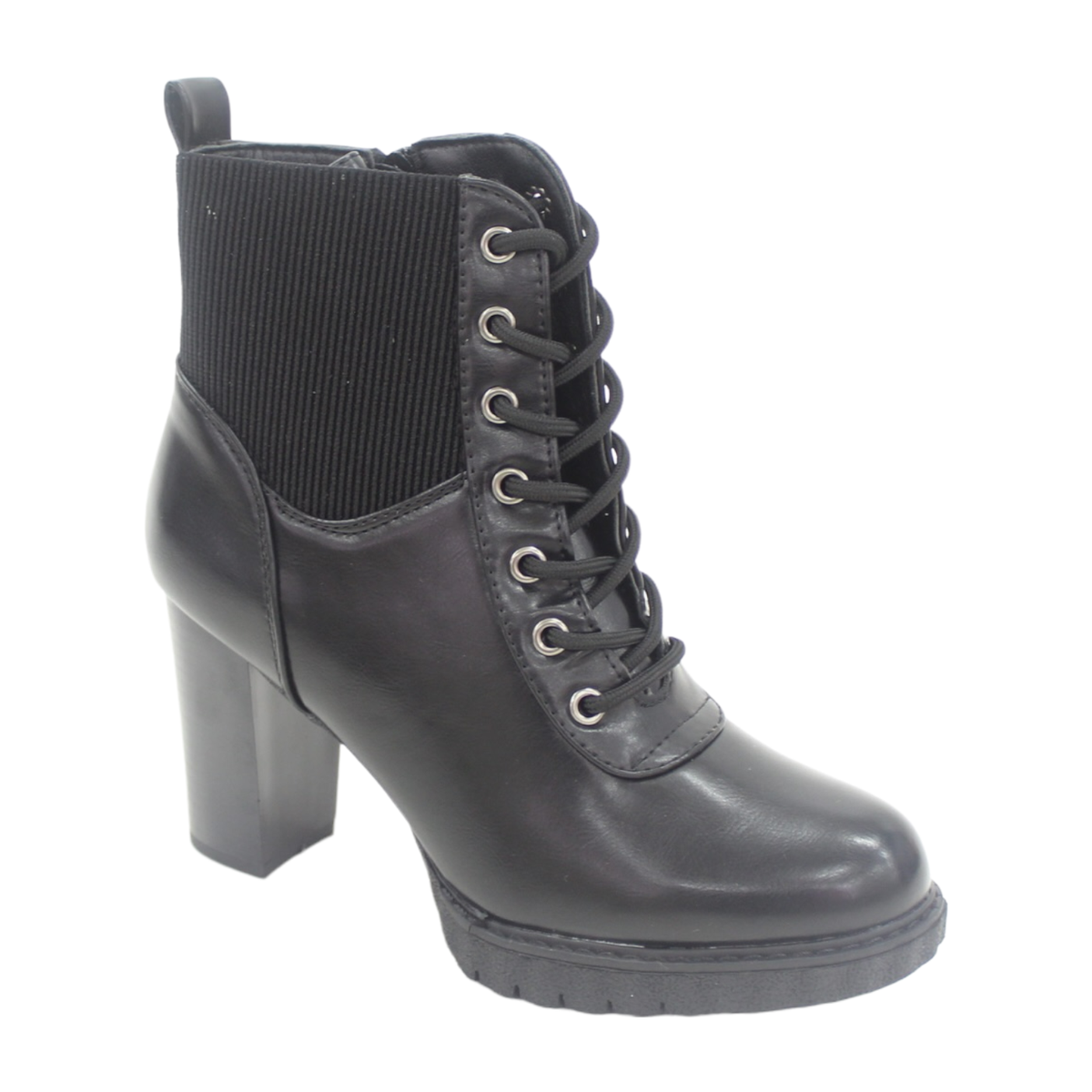 Lamara Paris Zelle 8.5cm heel lace up ankle boot Black | Shop Today ...