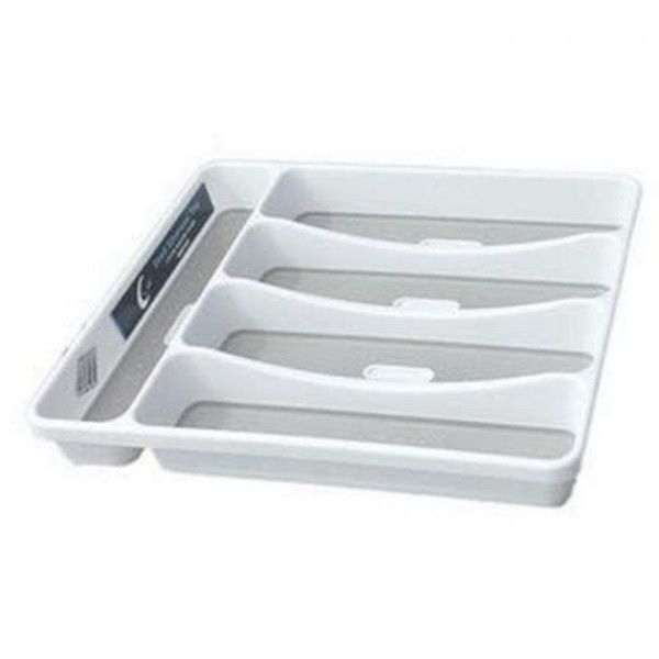 Kitchen Non-slip 5 Compartment Cutlery Drawer Organiser Small
