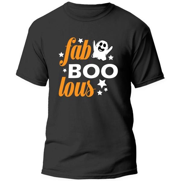 Halloween T-Shirt - Printed - Fab-Boo-Lous