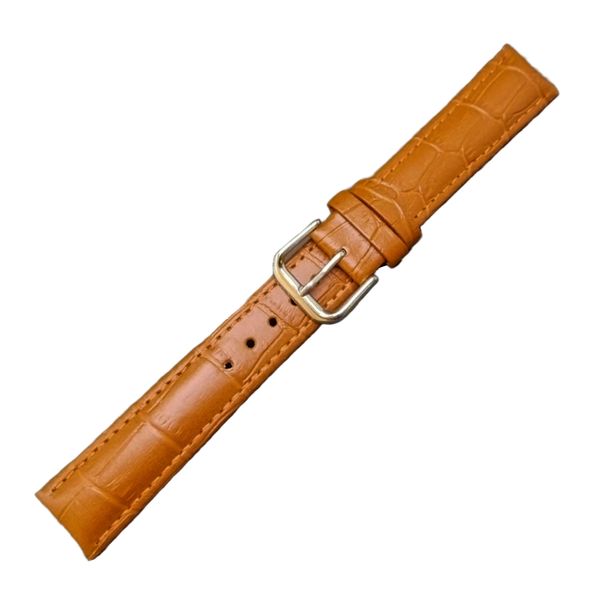 Genuine Leather Watch Strap Croco Pattern 18mm