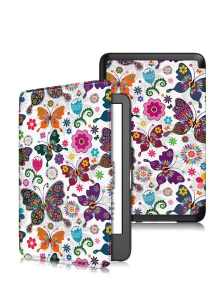 PU Leather Protective Cover For New kindle 2022 Butterfly