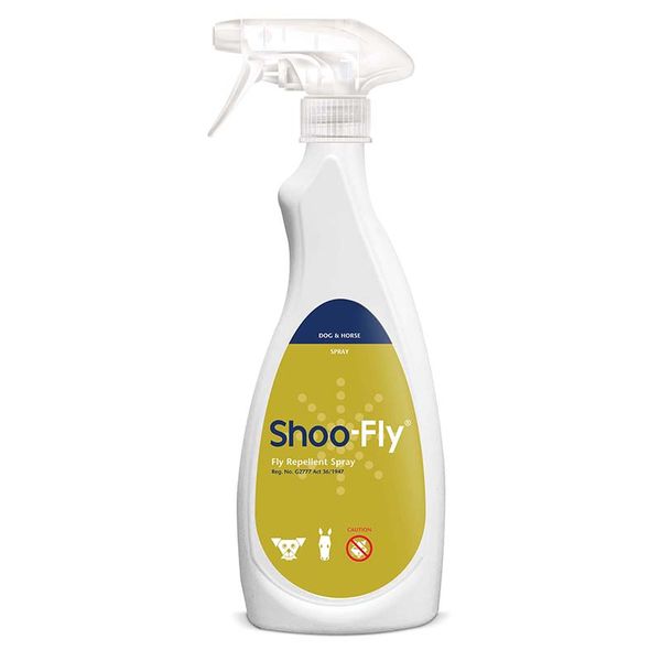 Shoo-Fly Spray Fly Repellent for Dogs &amp; Horses - 750ml-Effective Protection