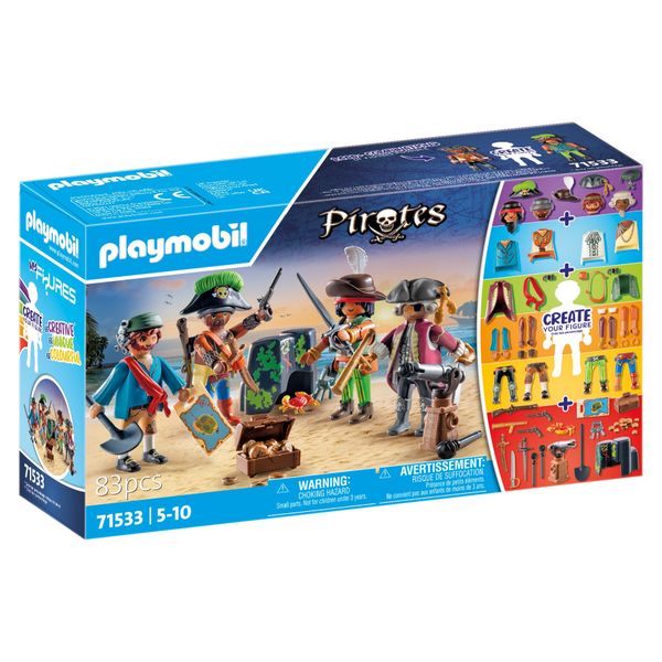 Playmobil Pirates - My Figures: Pirates Set - 83 Pieces