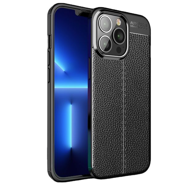 Shockproof Slim AF Leather Design Case for iPhone 13 Pro - 6.1