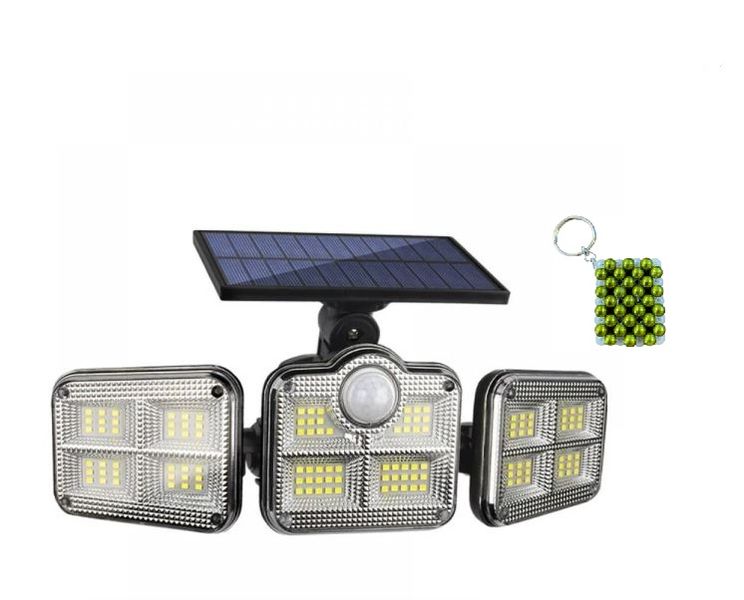 GD-30FT Three Solar Lights with Sensor - Outdoor Security &amp; Key Holder