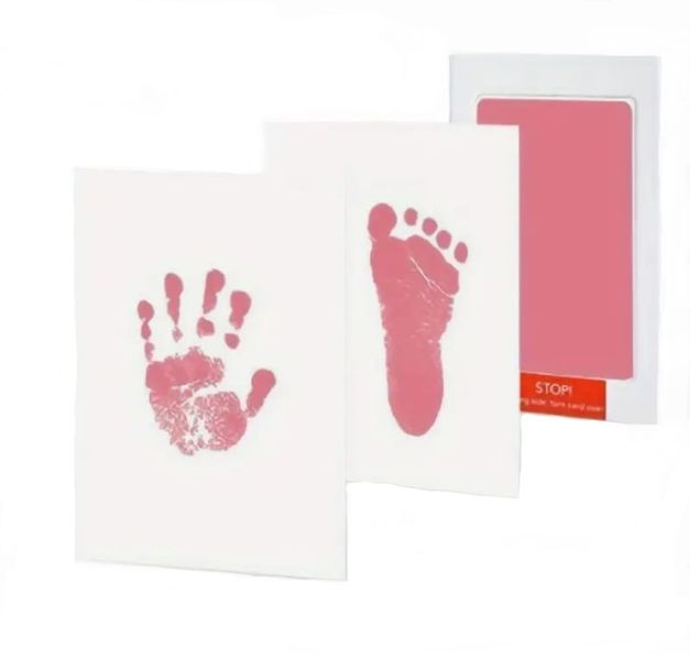 Baby Hand and Footprint Inkless Imprint Kit Pink