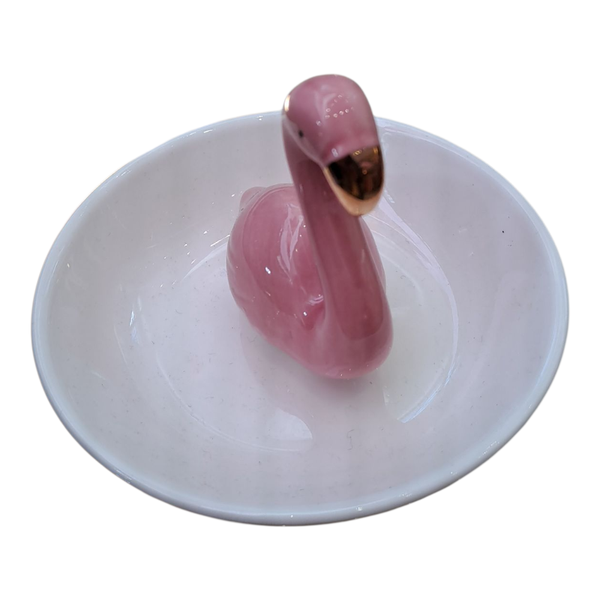 Gift Emporium Pink Flamingo Trinket Dish