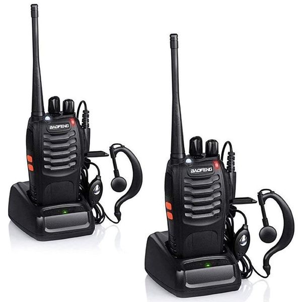 Portable Walkie Talkie UHF 400-470MHz 16CHTwo-Way Radio-with earphone