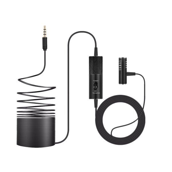 6M Professional Lavalier Clip-on Microphone-Q955S