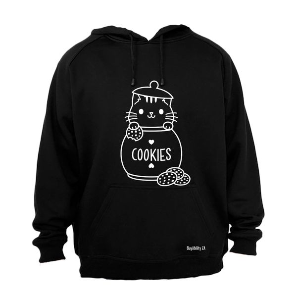 Cat - Ladies - Hoodie - Black image
