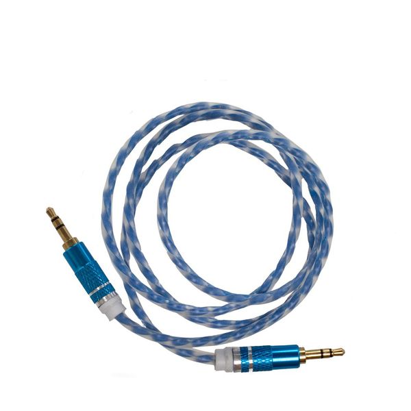 Digital Nomad - Glow In The Dark Aux Cable - Blue