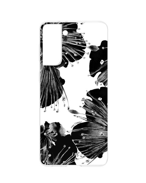 Hey Casey! Protective Case for Samsung S22 - Black Floral