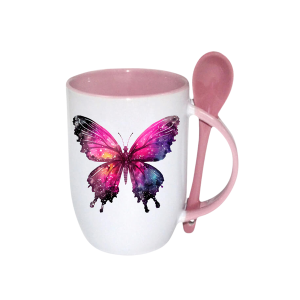 Galaxy Butterfly Printed Coffee Mug
