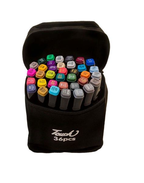 Art color markers dual point - 36 set multi color