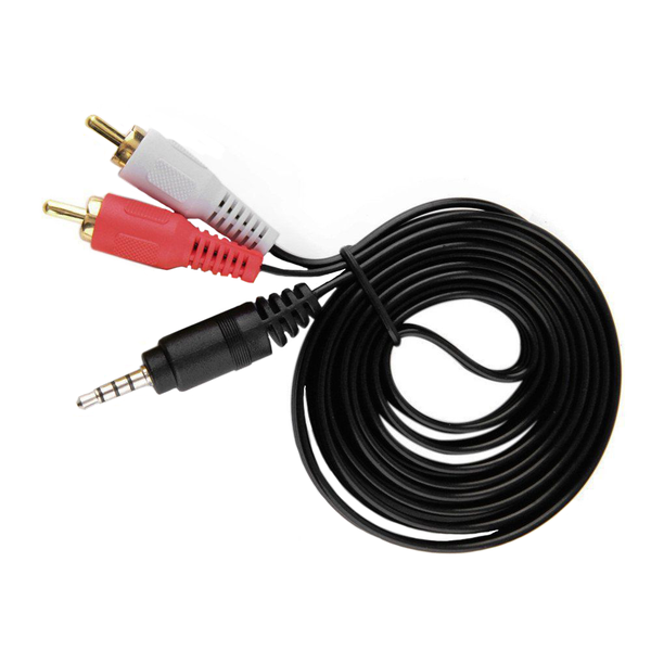 Binda 3.5mm Stereo Male to 2 RCA Male - 5m