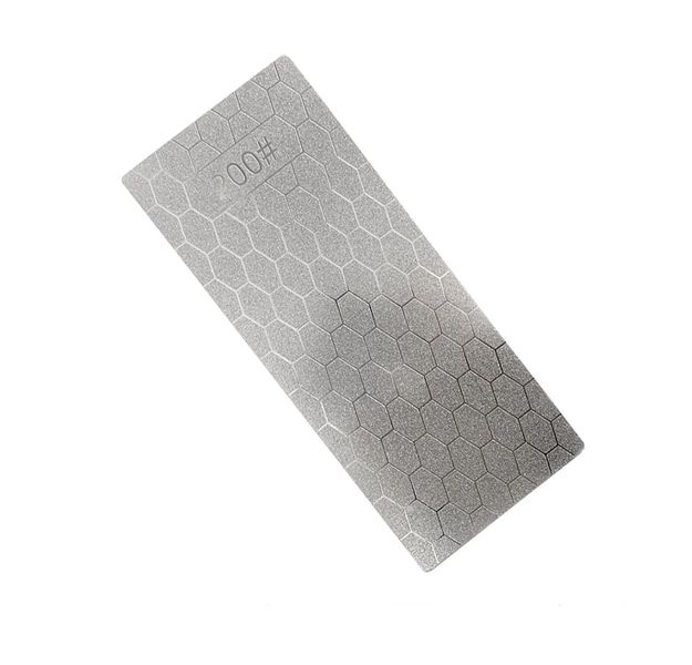 Diamond Knife Sharpening Stone 200 Grit - Ultrathin Honeycomb Whetstone