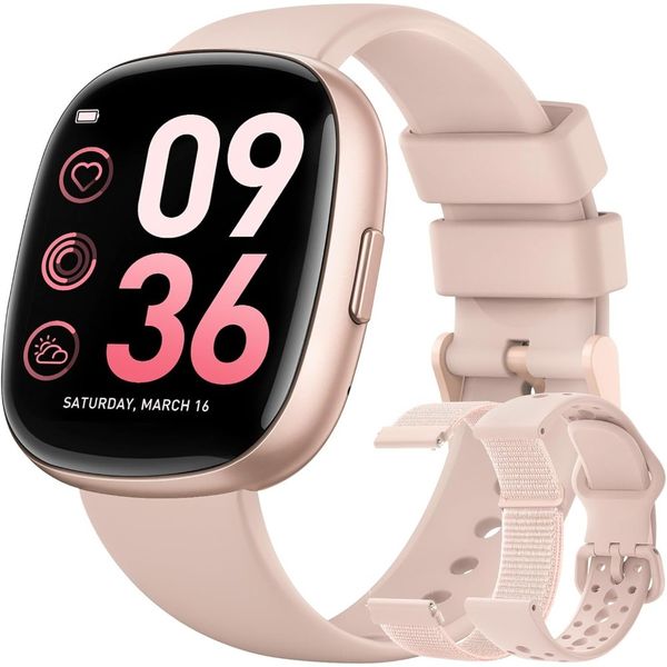 Smart Watch with Call: Fitness Trackers with Heart Rate SpO2