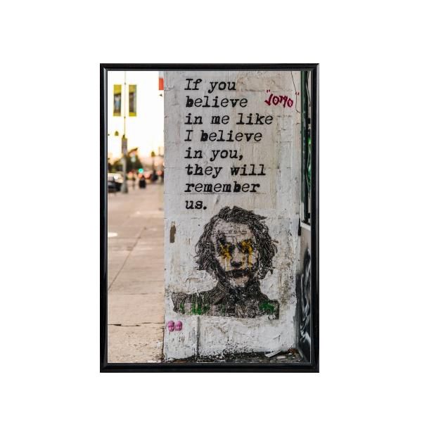 Joker Saying Poster A1