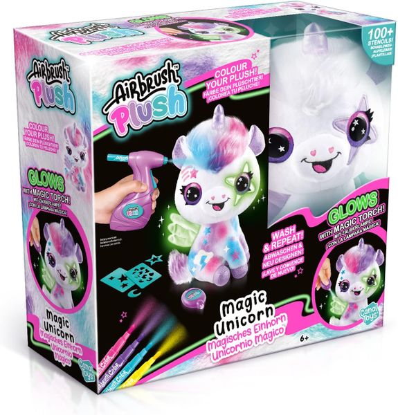 Airbrush Plush Magic Unicorn