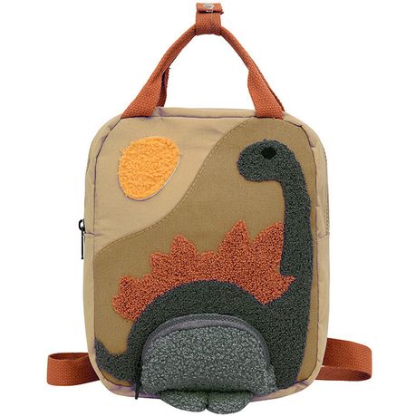 Kids Dinosaur Backpack School Bag Boys & Grils Adults Canvas Backpack Image