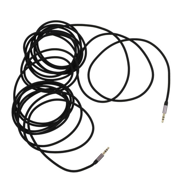 Male to Male Audio Aux Cable for Headphones and Speakers Nylon Audio Cord