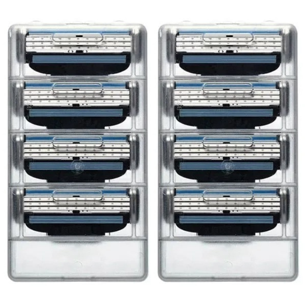 Shaving Blades for Gillette Mach3 - 8 Pack - Generic Blades - Premium Set