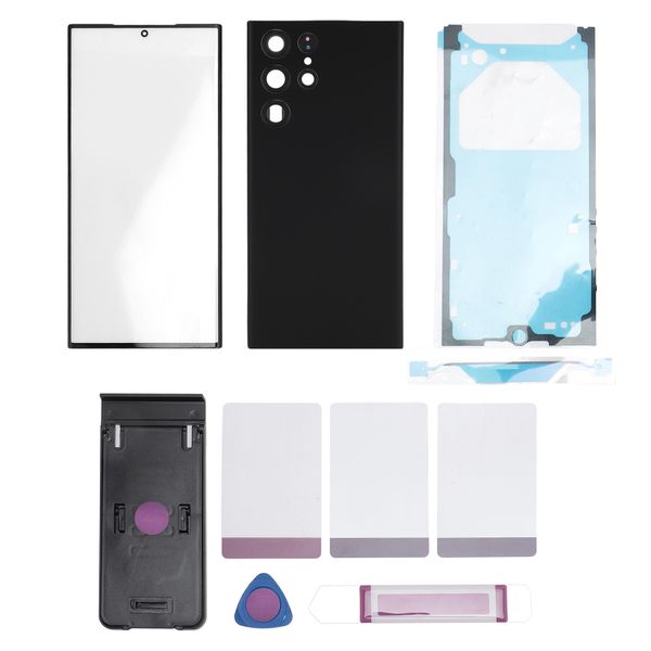 S22 Ultra Back Glass Black w/Tools
