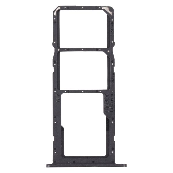 Replacement Sim + Sim + Micro Tray Compatible w/Huawei P Smart 2021 (Black)