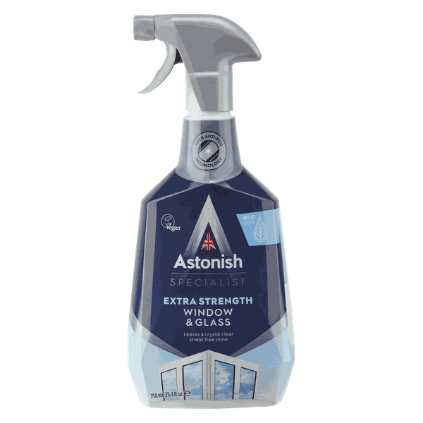 Astonish Window &amp; Glass Cleaner (Extra Strength) - 750ml - 2 Pack