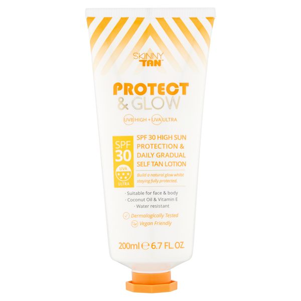Skinny Tan Protect &amp; Glow Lotion SPF 30 200ml