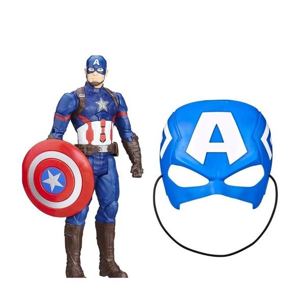 Captain America Titan Hero 30cm Figure With Mask