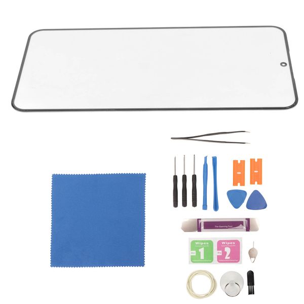 S22+ Front Glass Black Kit
