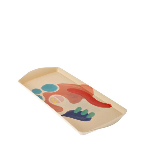 George &amp; Mason - Kyra Bamboo Fibre Rect Platter 39x16.5cm - Abstract