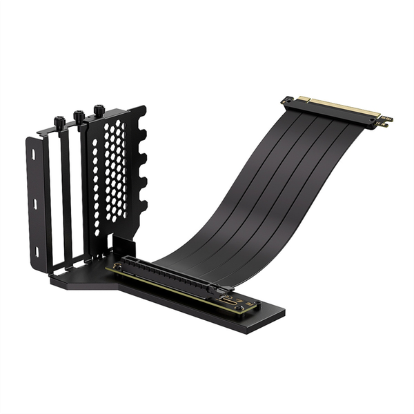 L-Z3 Gpu Vertical Mounting Bracket Pcie 4 0 X16 Riser Cable Black